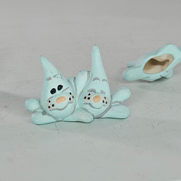 Handmade Ceramic Raindrop Sprite Figurines Set Of 3 - Picture 6 of 8